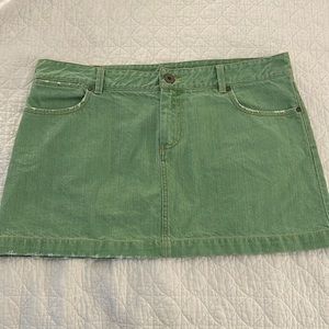 American Eagle Green Mini Skirt